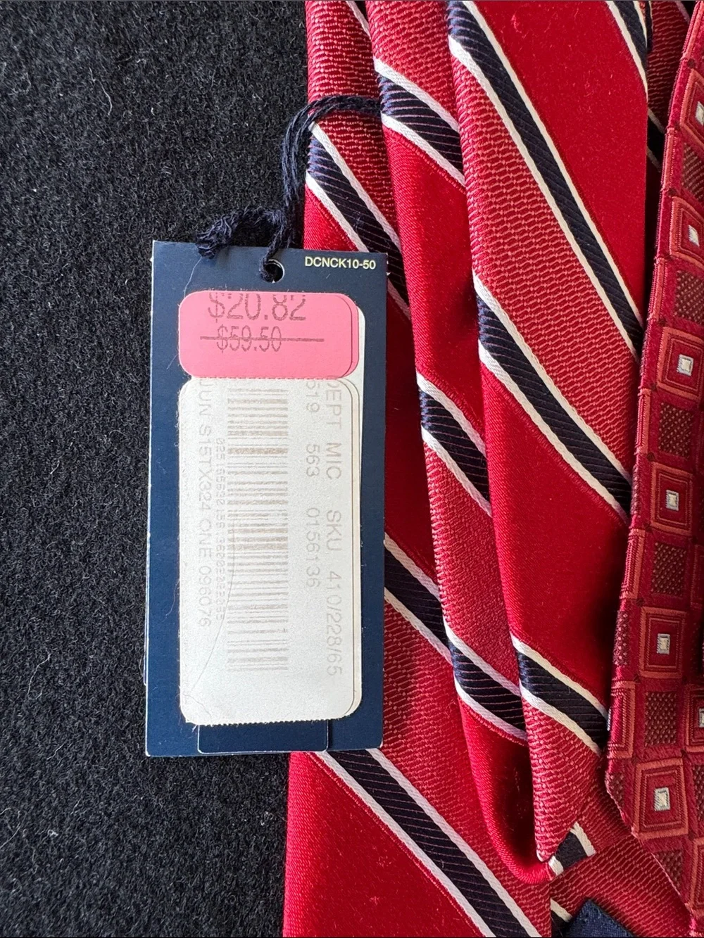 Daniel Cremieux Red Patterned & Striped Neckties